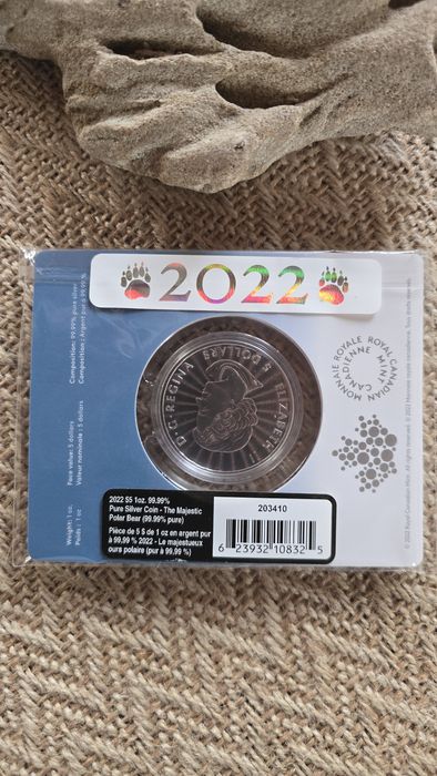 Ursul Polar Majestic Canadian 2022 - Royal Canadian Mint