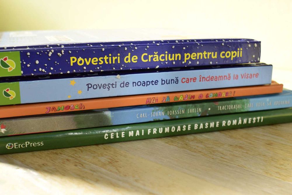 Carti ilustrate pentru copii Povesti de noapte buna si Basme romanesti