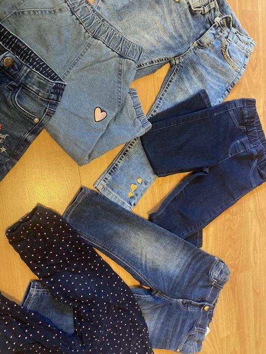 Лот 6 бр. дънки за момиче