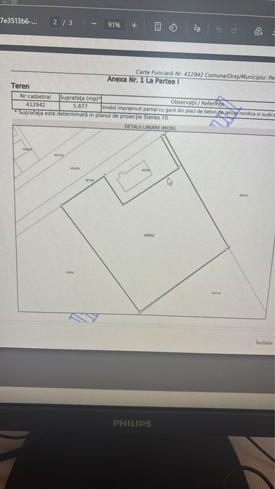 Vant teren intravilan Com Peciu Nou