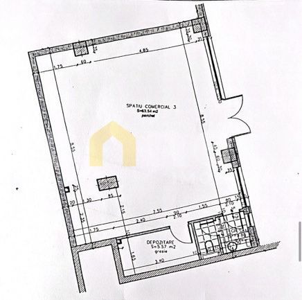 Spatiu comercial de inchiriat | Multifunctional, SU 70 mp, Parcare | B