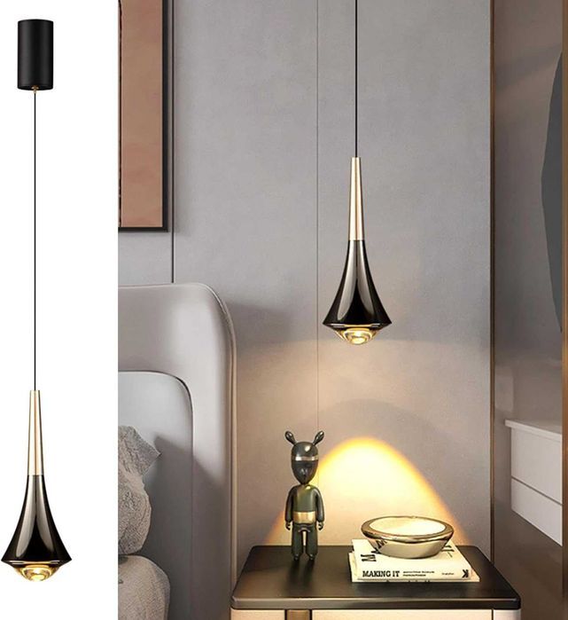 Lampă Suspendată ACMHNC, LED, Design Picătură de Apă, Alb Cald