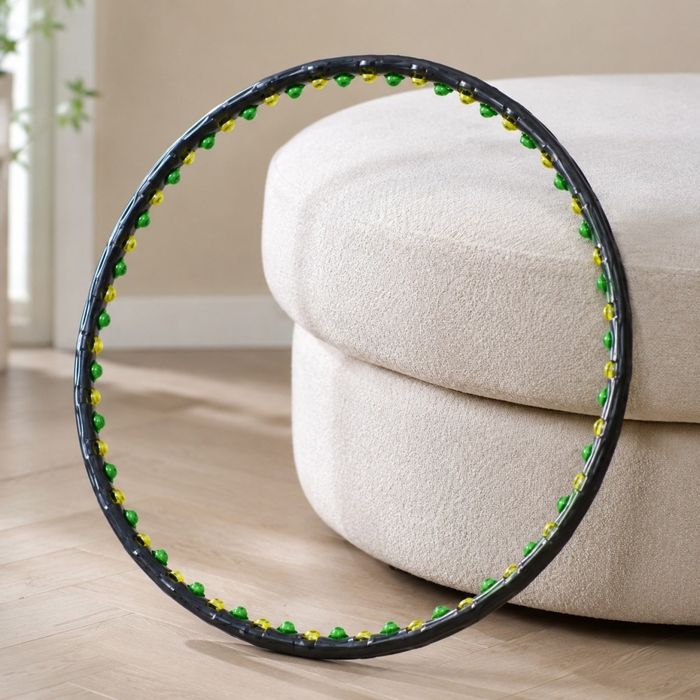 Магнитен масажен обръч Hula Hoop 98 см с 64 масажни точки – удобни тренировки у дома