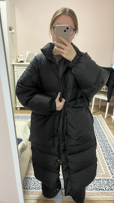 Куртка зимняя+шапки шарфики