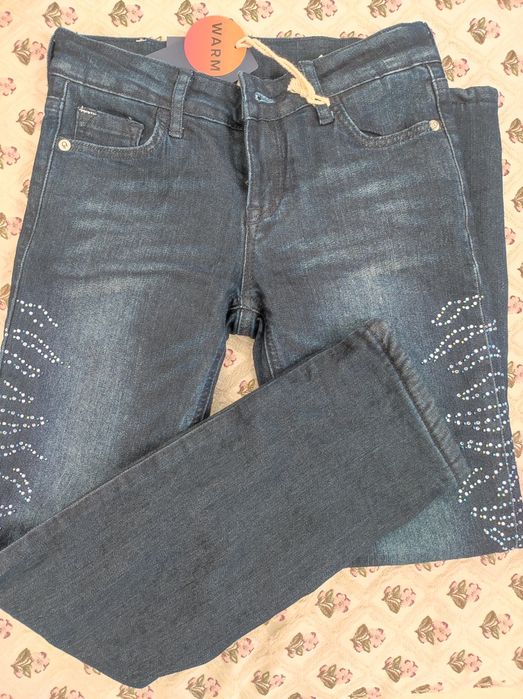 Детские зимние джинсы с начесом