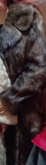 Blană naturală lungă vizon