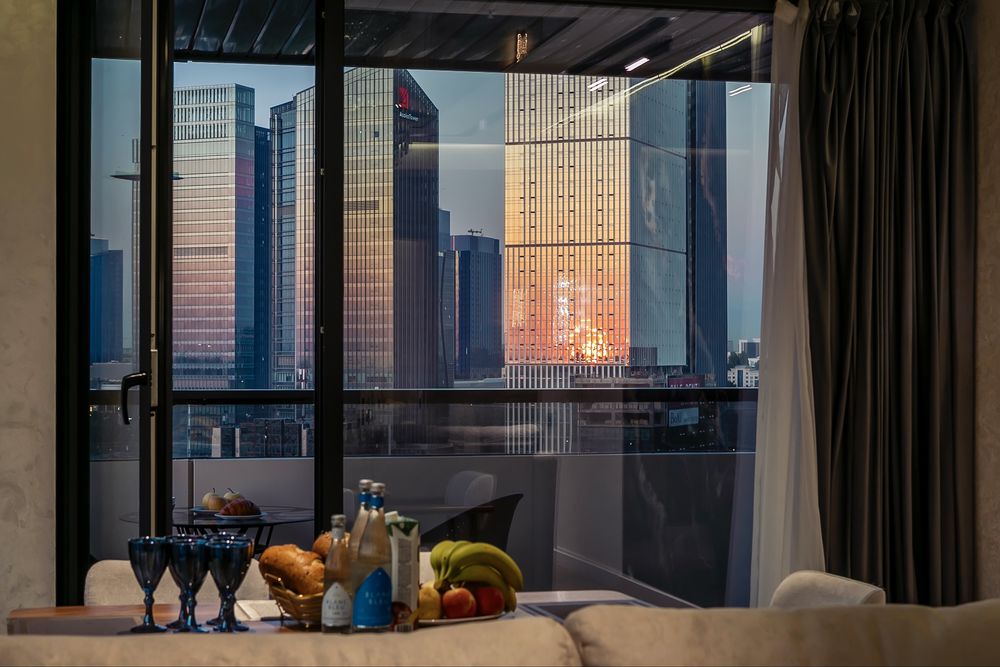 Элегантная квартира посуточно видом на Ташкент сити в жк NRG U Tower