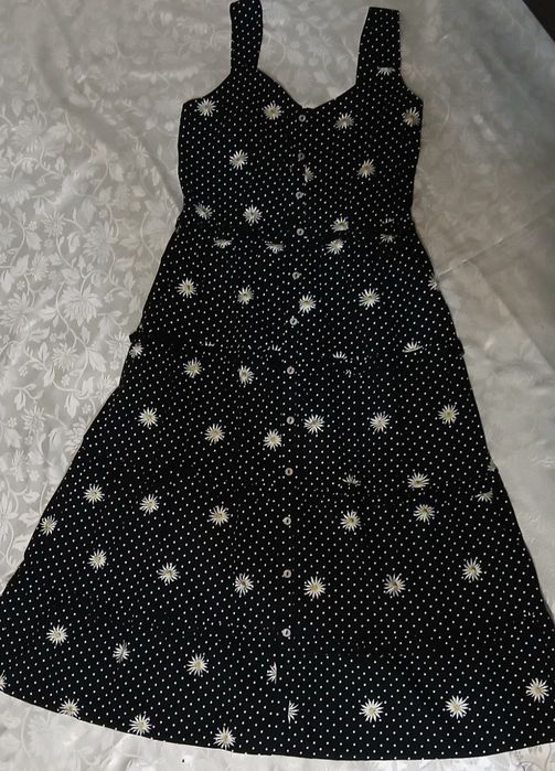 Сарафан в горошек