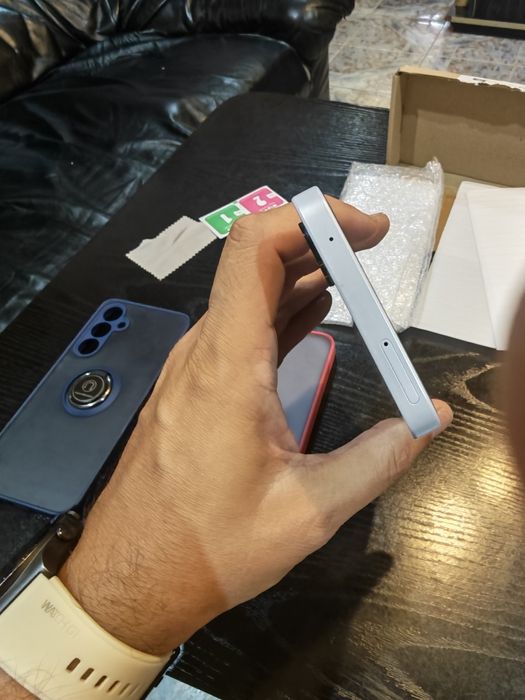Samsung A35 ice blue гаранционен