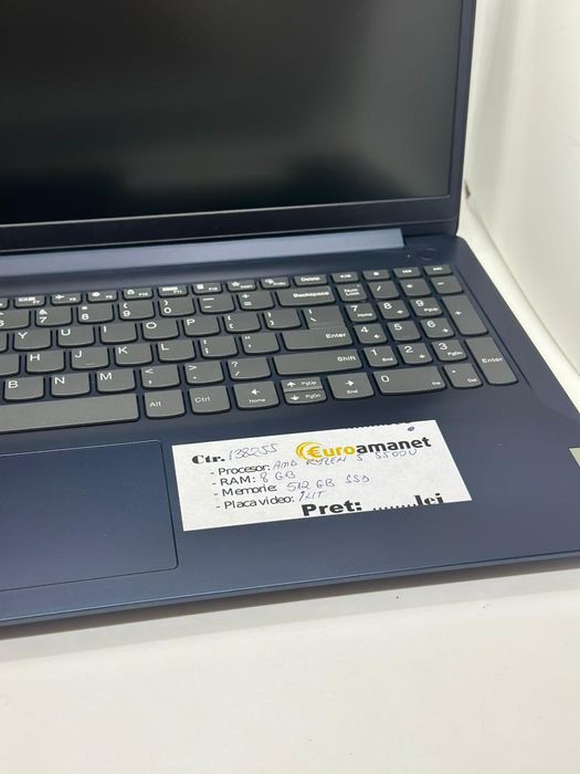 Laptop LENOVO IdeaPad 1, AMD Ryzen 5 5500U, 15.6", 8GB, SSD 512GB -A-