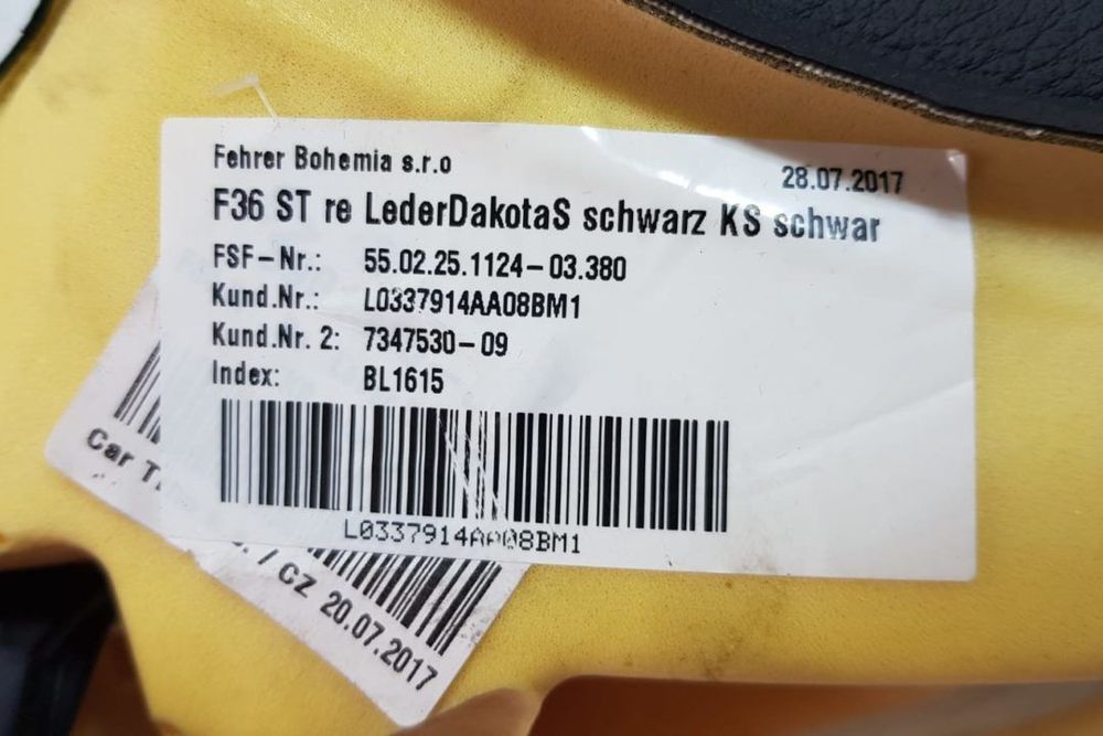 Burete BMW Seria 4 F36 Euro 6