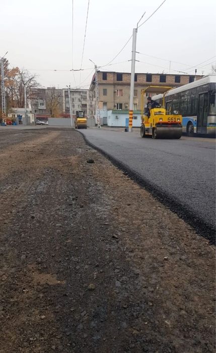 Асфальтирование Укладка Асфальта