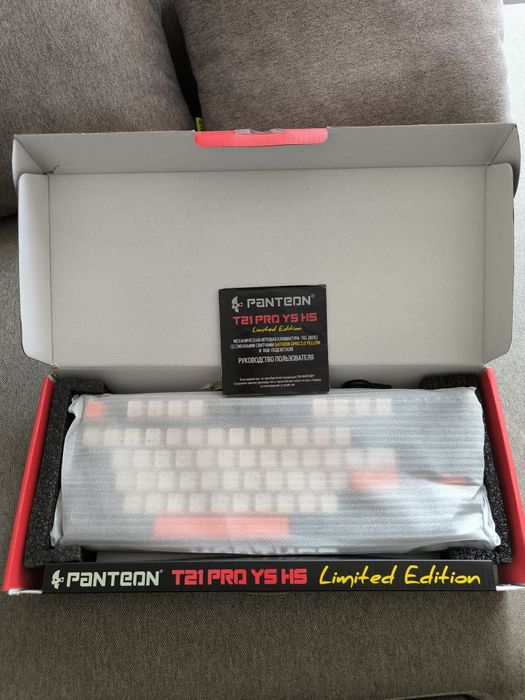 Клавиатура PANTEON T21 PRO YS HS Limited edition Black-Ivory-Grey(65)