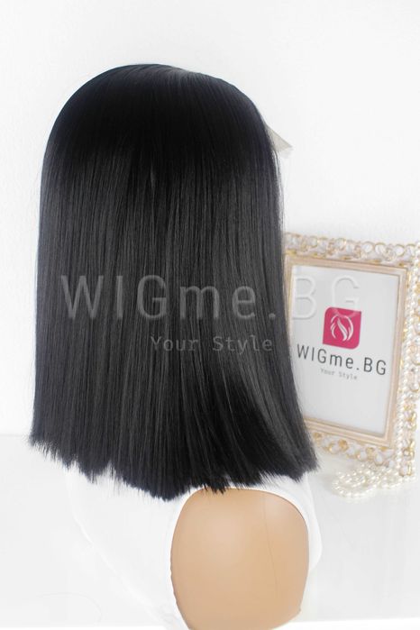Права черна перука Сиена