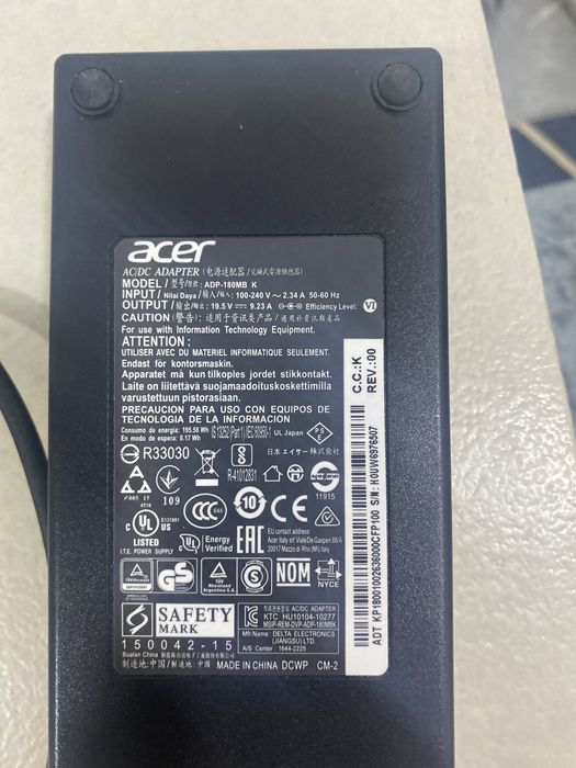 зарядка для ноутбука Acer Nitro 5