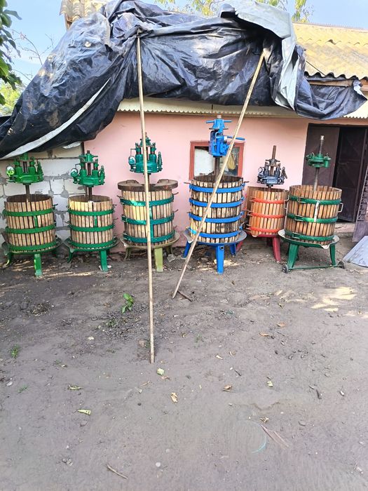 Pompe zdrobitoare si teascuri struguri