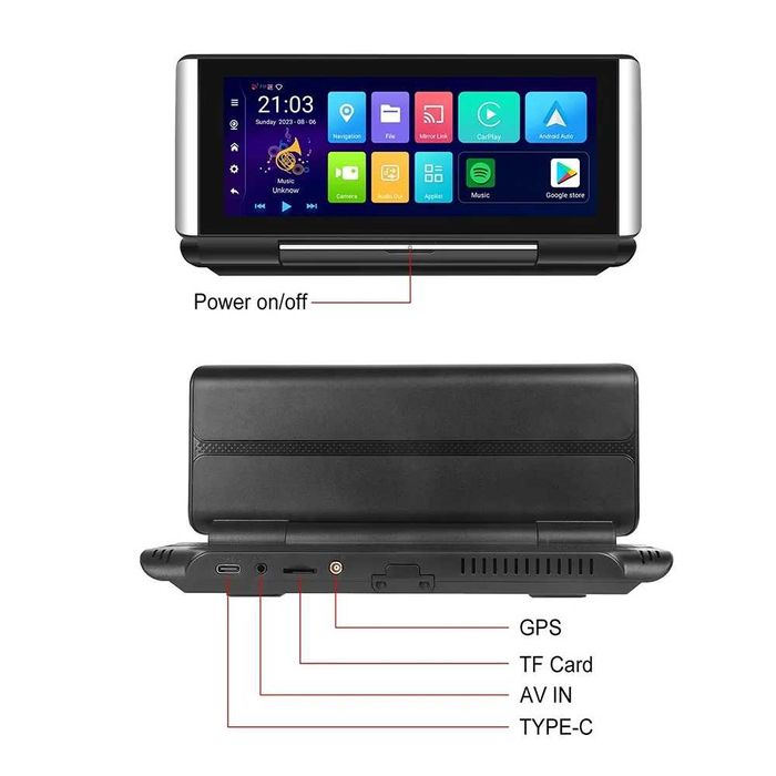 Navigatie Auto UNIVERSALA, Navigatie portabila Android 13 Universala