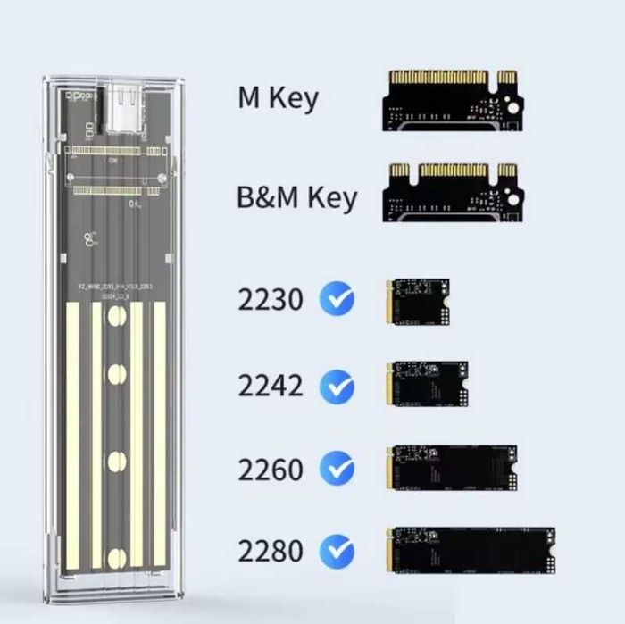 Корпус для M2 Nvme SSD диска
