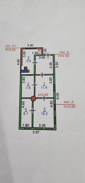 ПРОДАМ 4 - ком дом отдельностоящий
