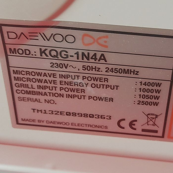 Cuptor microunde,31 L,DAEWOO