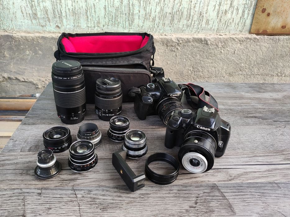 Фотоаппарат Canon 1100 и Canon 450