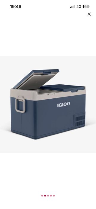 [NOU] Frigider congelator cu compresor 78l Igloo 80dz 12v/24v/220v lada frigorifica cu doua zone