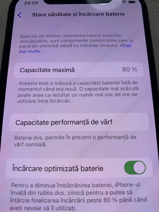 IPfone X negru impecabil