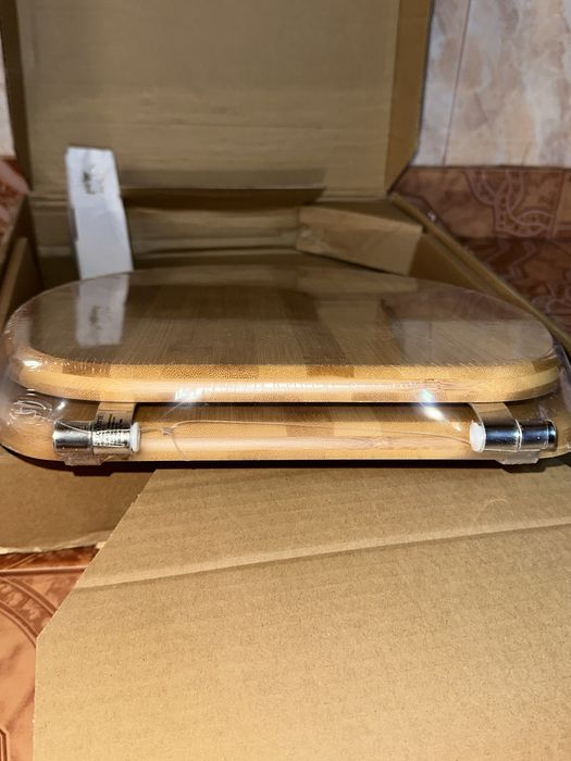 Capac de toaleta din bambus 81001