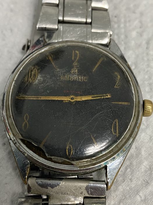 Ceas Barbatesc Atlantic Worldmaster 21 jewels Original Swiss Made