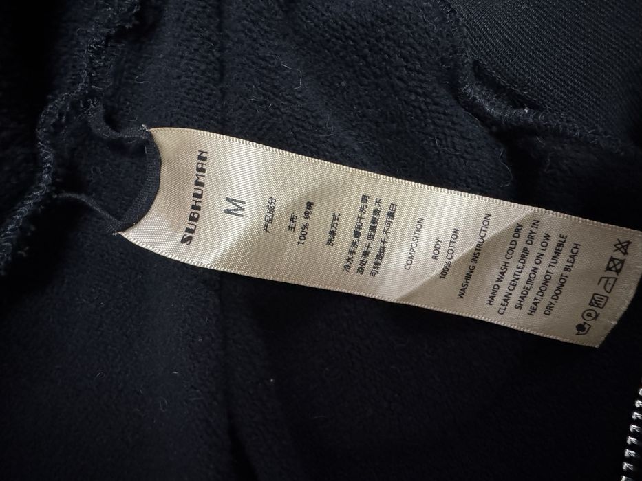 Hanorac rick owens subhuman (nu vetements, balenciaga, drkshdw, amiri)