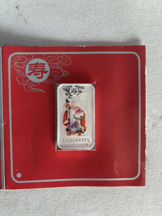 Серебряная монета Perth Mint “Longevity” 1 oz 999 (Австралия, 2009)