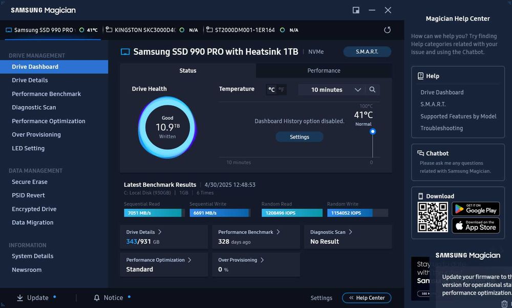 Работна станция / геймърски компютър i7-14700KF RTX 4070 Super 64GB