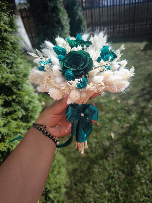 Buchet mireasa , lumânări