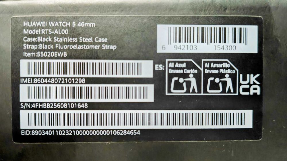 Продавам чисто нов Huawei Watch 5 LTЕ 
Цена 619,00 лв.