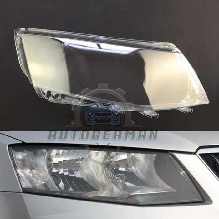 Капаци фарове Skoda Octavia A7 (14-17) стъкло фар крушки Шкода Октавия А7 xenon