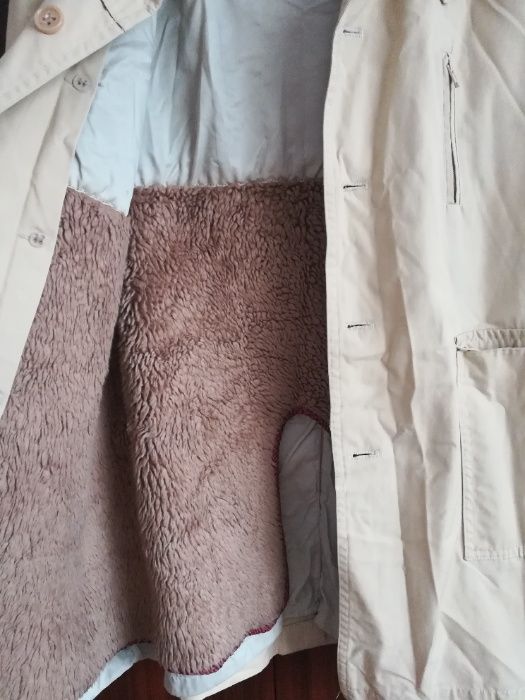 Мъжки шлифер, малко носен и мъжка шуба-чисто нова