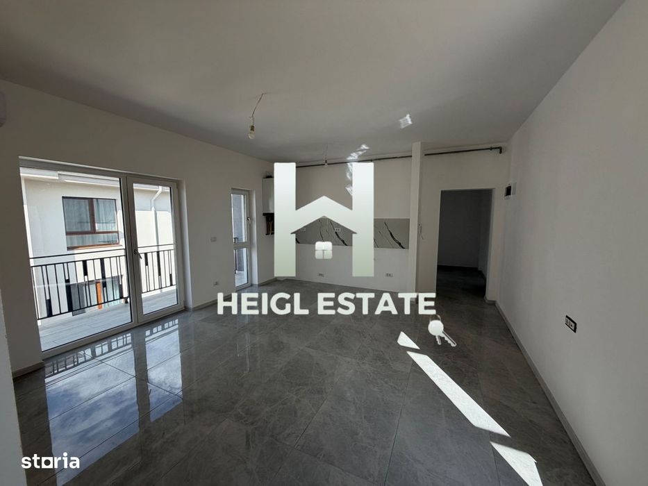 Apartament cu 2 camere si 45 mp terasa in zona Braytim