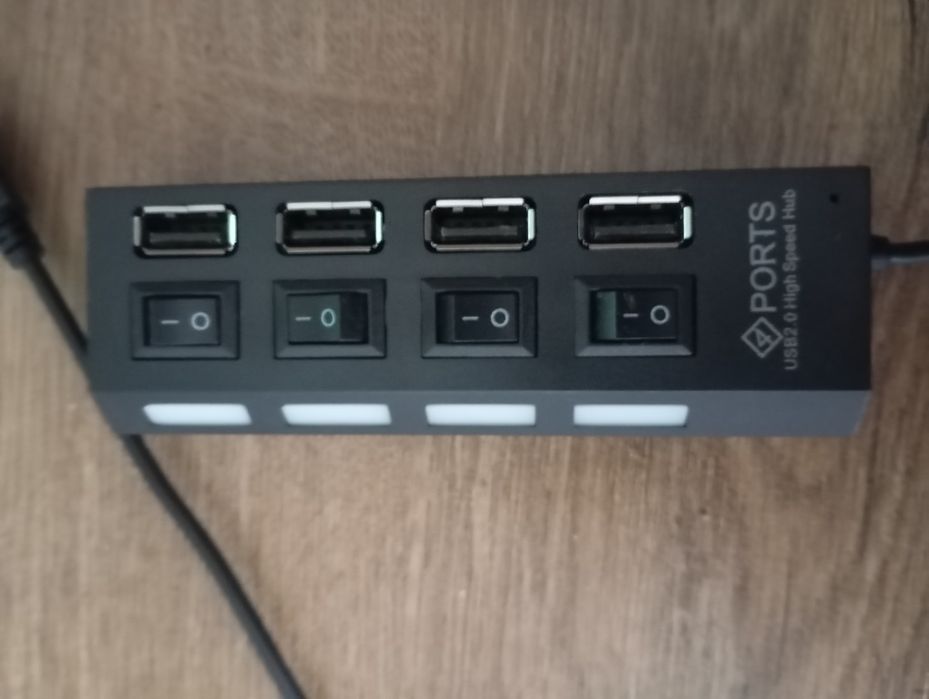 Prelungitor USB 4 porturi, led