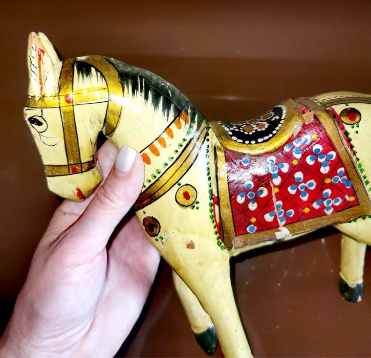 Антикварен Комплект месингови и седефени солници и пиперници