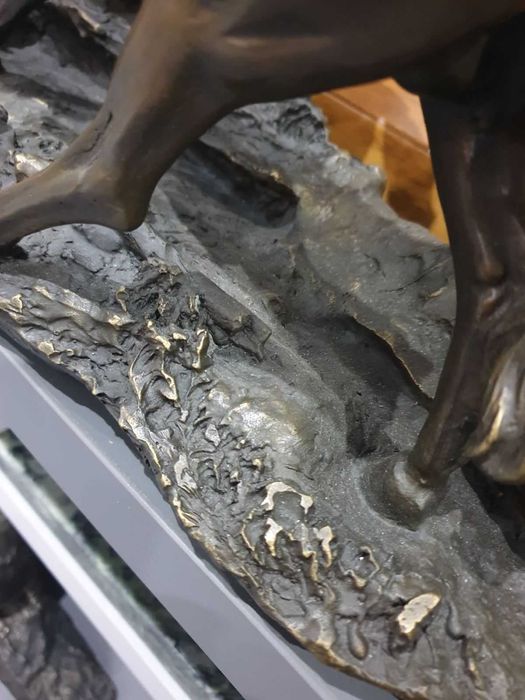 146см-33кг бронзова фигура-композиция/скулптура стадо коне/8 коня