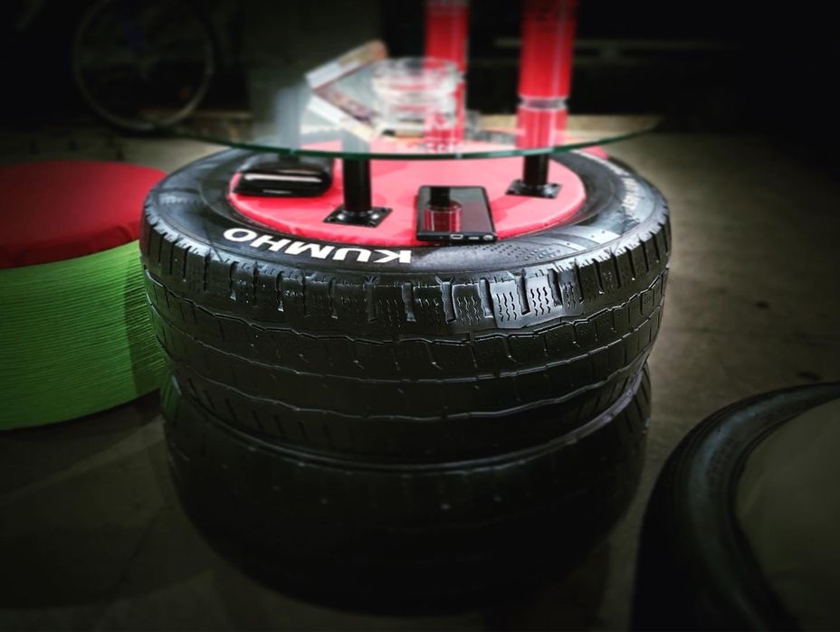 Масичка за кафе от гуми