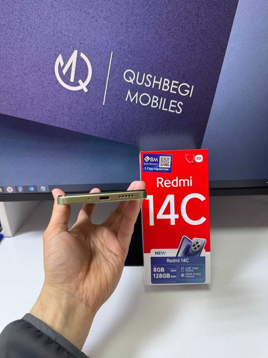 Aybi yoq remont bomagan Redmi 14C 128GB yashil rangidan