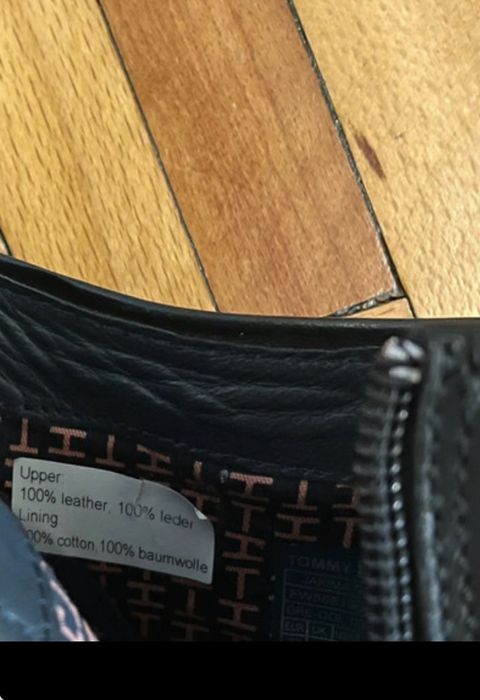 Botine din piele Tommy Hilfiger