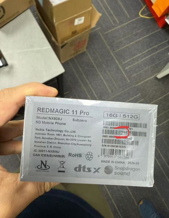 Numbia RedMagic 11 pro 24/TB глобальная