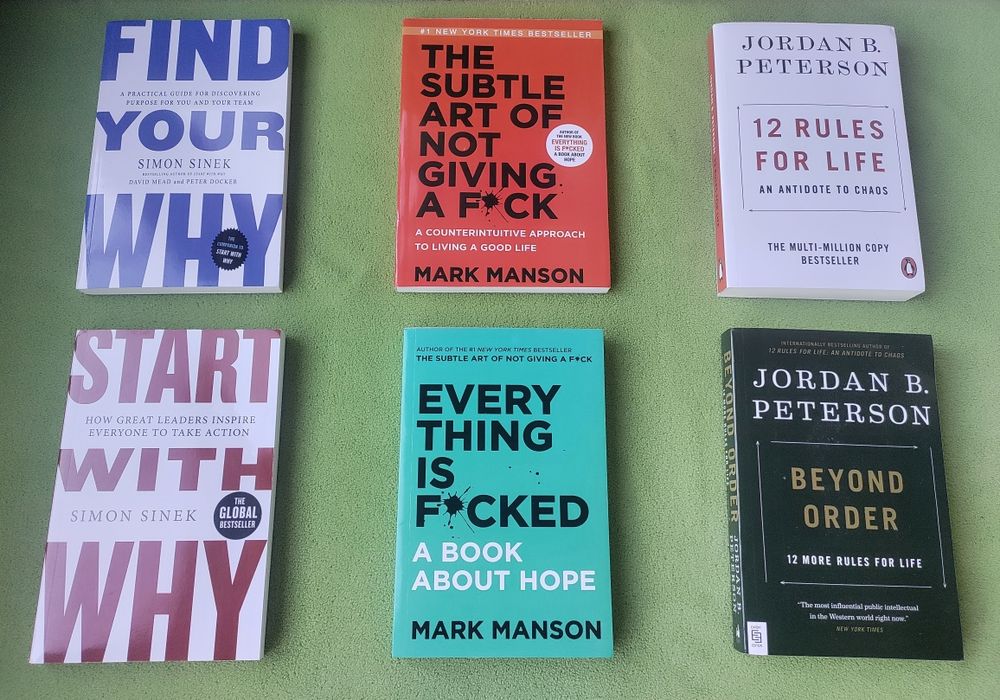 Cărți noi și ca noi în limba engleză pentru dezvoltare personală!