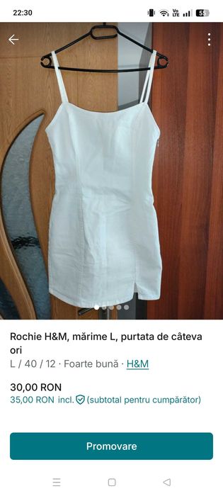 Rochie h&m mărime L