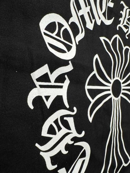 Chrome Hearts "Neck Logo" Black T-shirt