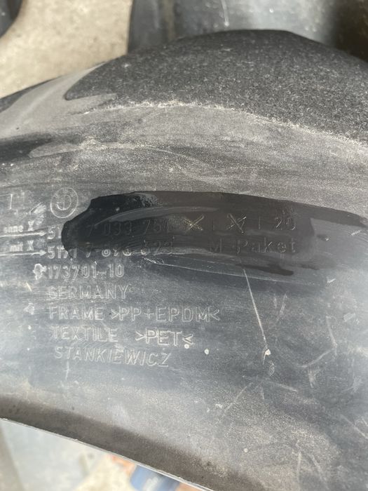 Carenaje, spuma bara, suporti bara, plastic dedesubtul barii, bmw e60