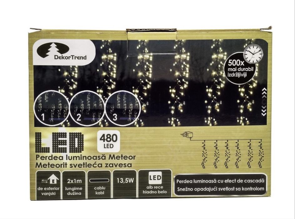 Instalatie luminoasa  Meteor cluster