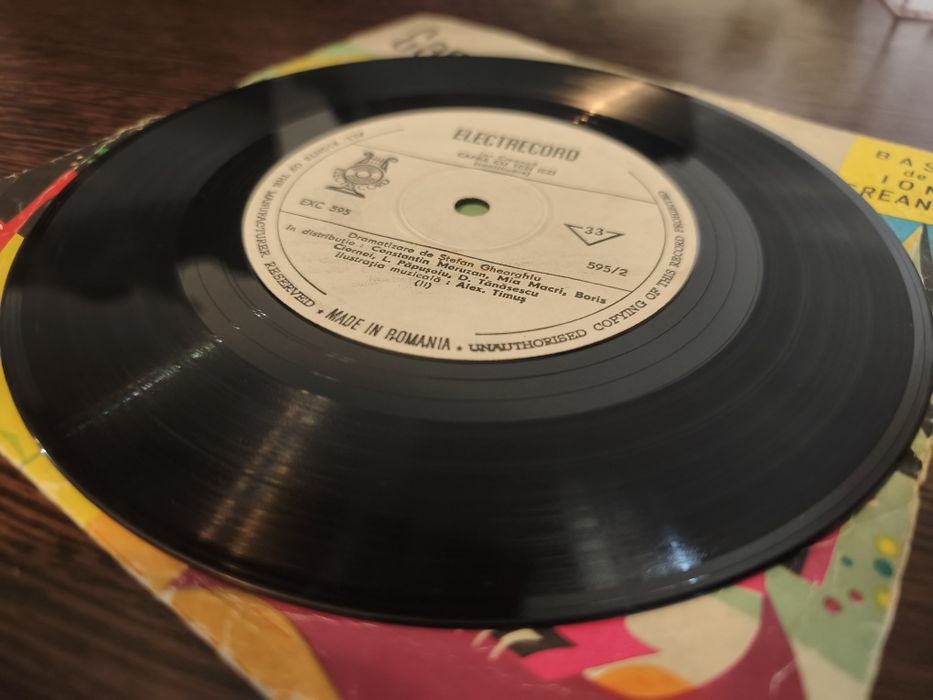 Disc vinil electrocord basm Capra cu trei iezi